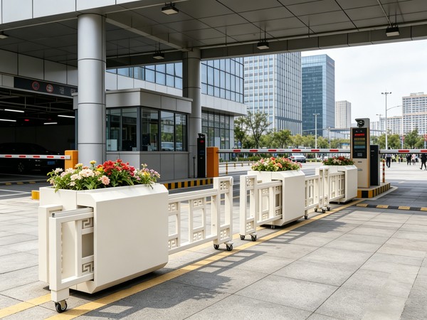 可伸缩花箱护栏 实景图1