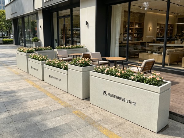大理石纹（仿石材）花箱